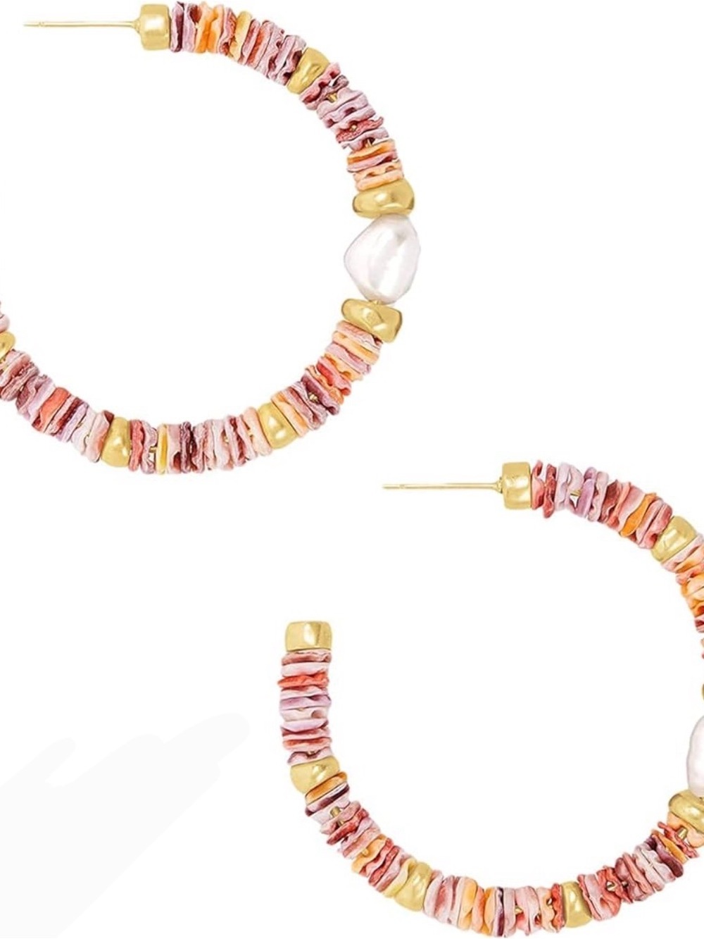 Kendra Scott Lila Shell Hoop Earrings